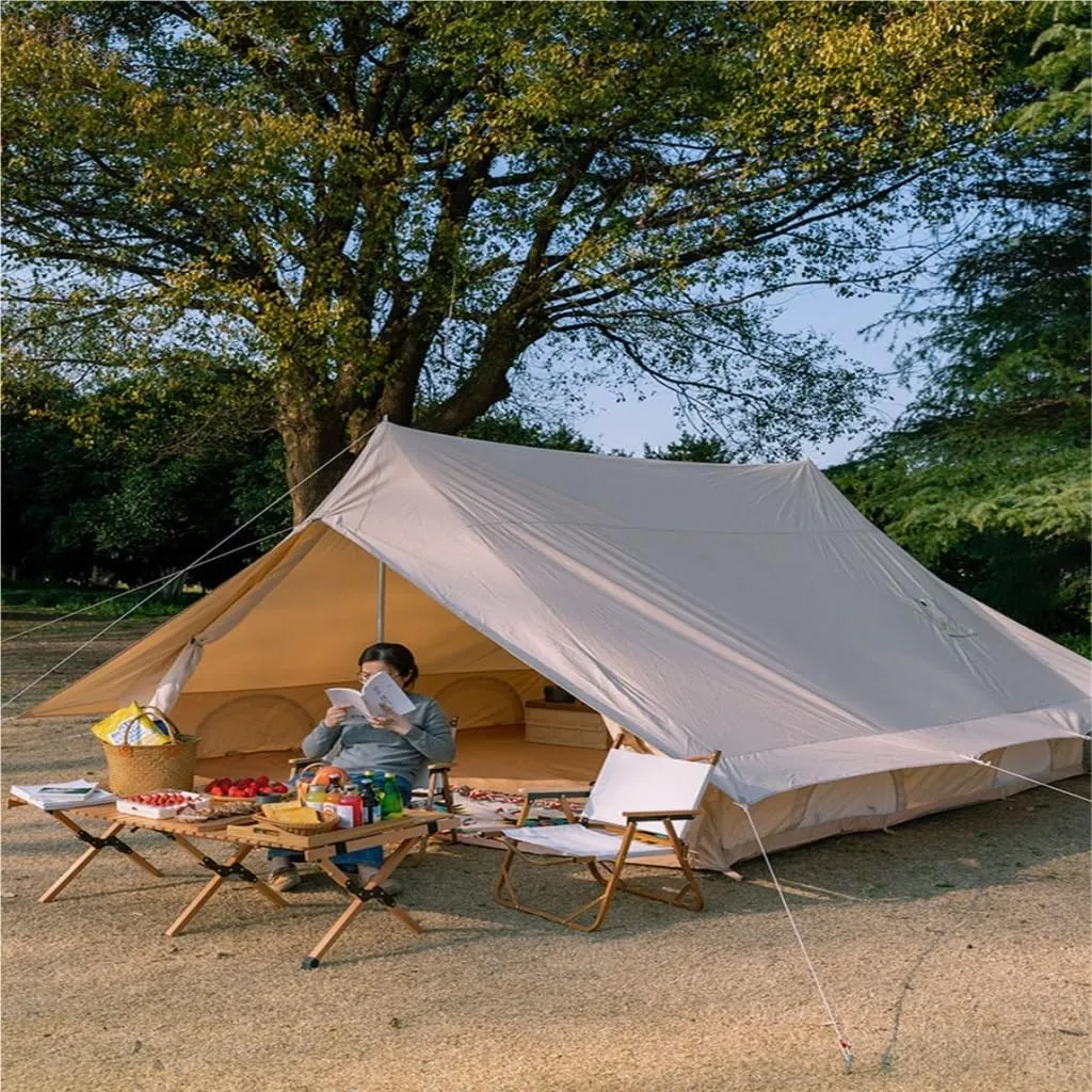 Inflatable Tent Outdoor Camping Tent House Type Folding Portable Waterproof Thick Cotton Sun and Rain Resistant Family Tent Large Tent