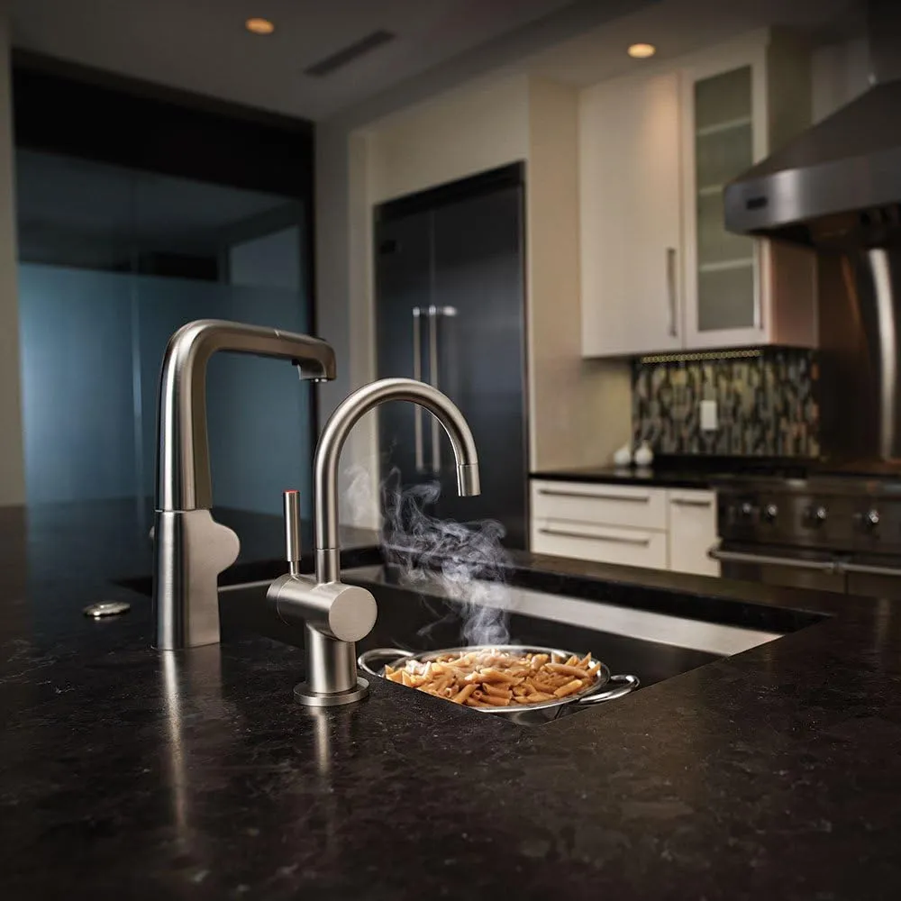 InSinkErator Modern Instant Hot and Cold Water Dispenser Faucet, Chrome, F-HC3300C 9.25 x 3.60 x 5.25 inches