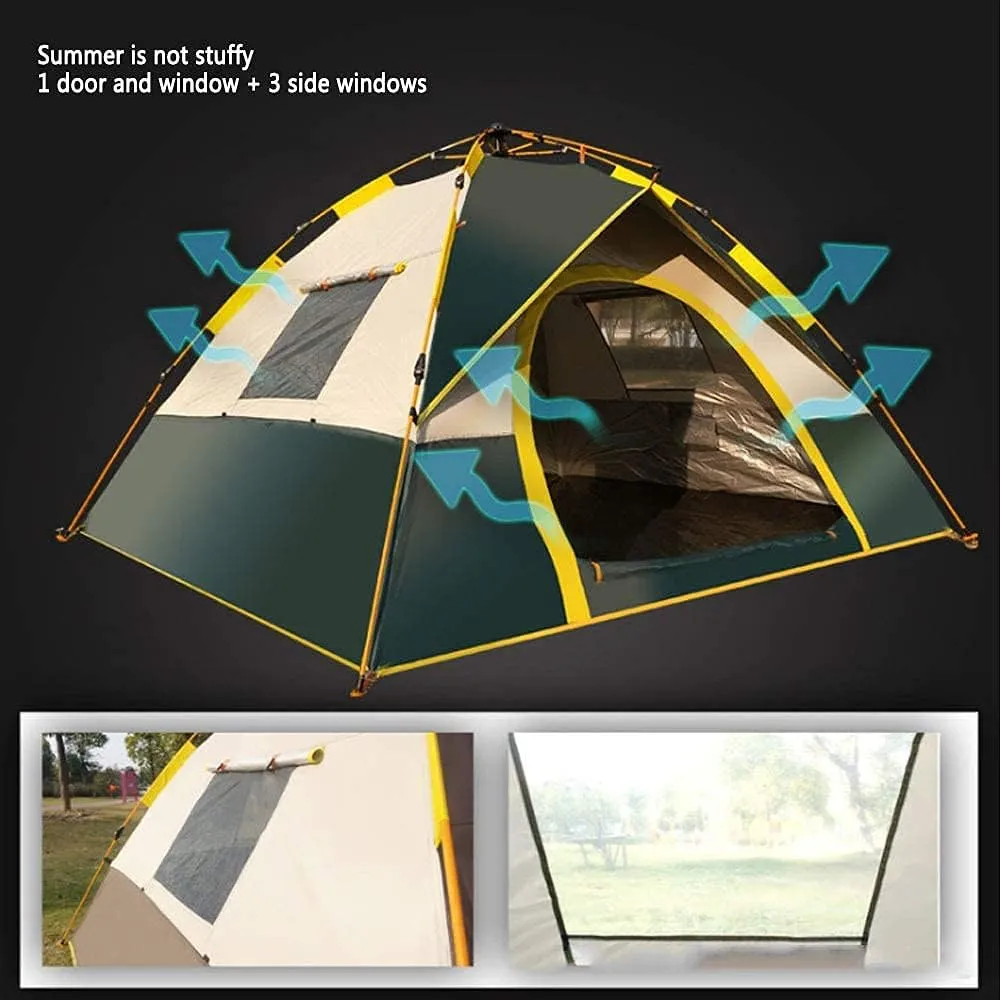 Instant Pop Up Camping Tents for 2-3 Person Family, Waterproof Sun Shelters Tents Quick Set Up for Camping Hiking Outdoor Activities