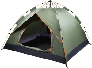 Instant Pop Up Tents for Camping, Waterproof Camping Hiking Tent, Easy Pop Up Tents,Easy Set Up Tent,for Family 3‑4 Person