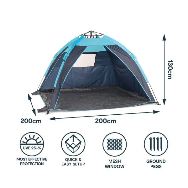 Instant-Up Beach Shelter/ Ideal for Outdoor Activities