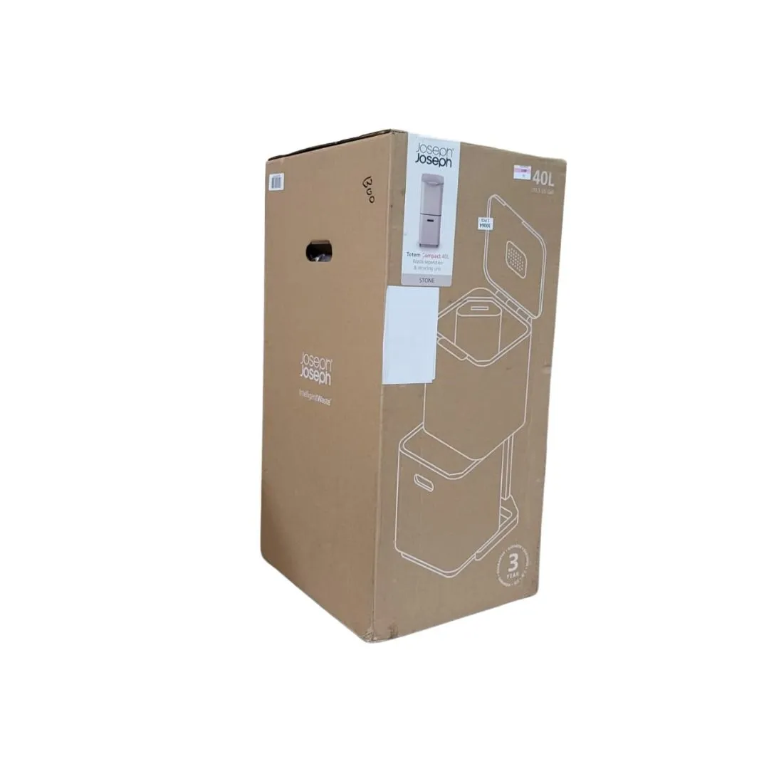 Joseph Joseph Intelligent Totem Compact 40-Litre Waste Separation & Recycling Unit