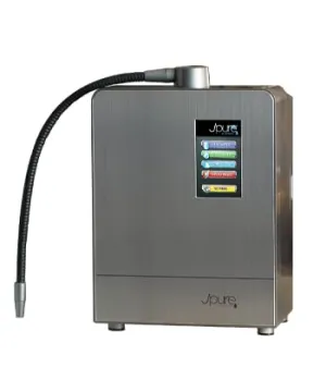 JPure Water Ionizer System, Multi-Mode Digital Display, Countertop Water Filter with Electrolysis Technology