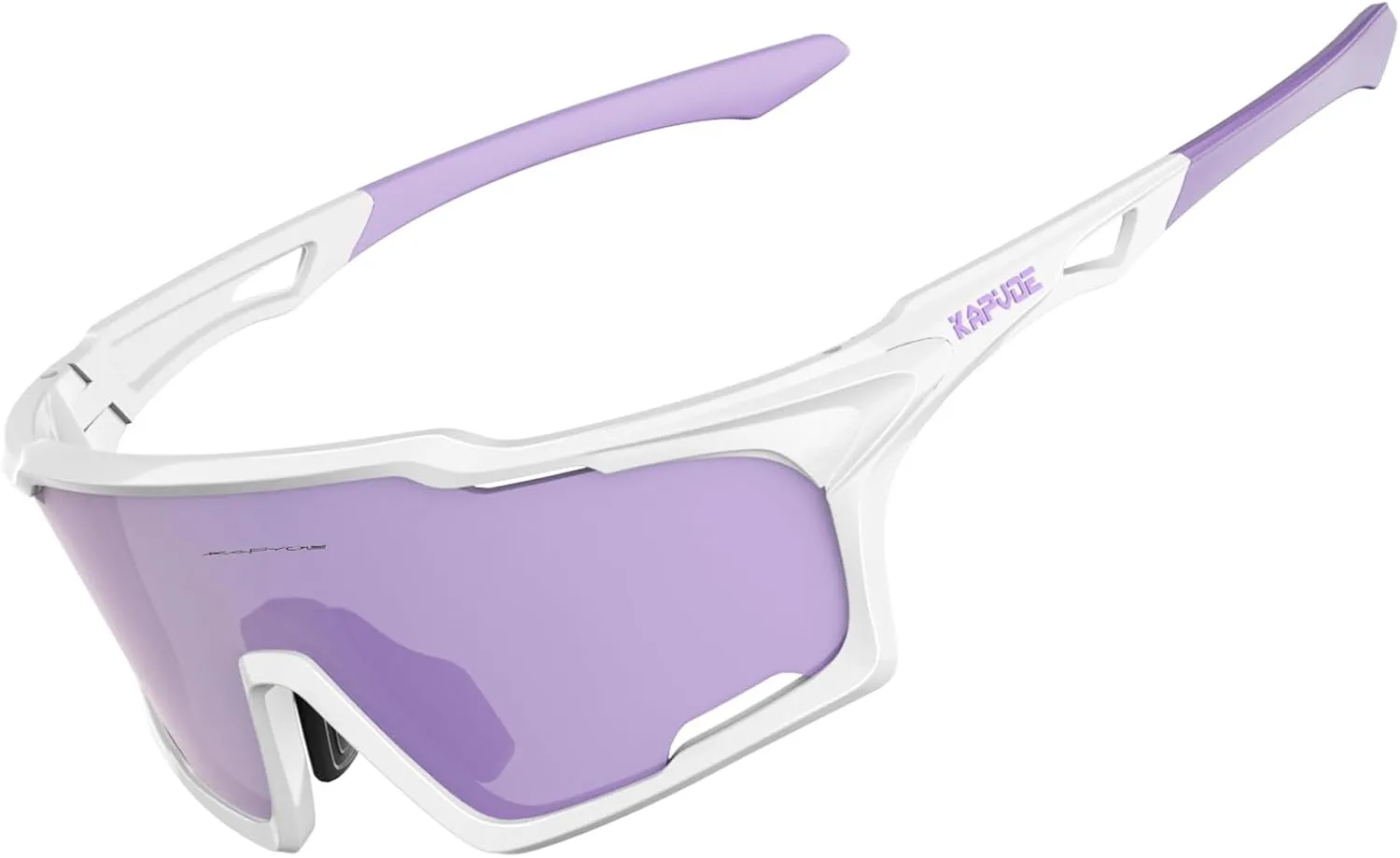 KAPVOE Cycling Glasses, PC Lens, Ventilation System, TR90 Frame, UV400 Protection, Men Women Sports Cycling Running K70