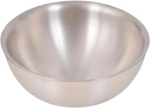 KESYOO Camping Picnic Titanium Bowl Lid Collapsible Bowl Set for Outdoor Activities