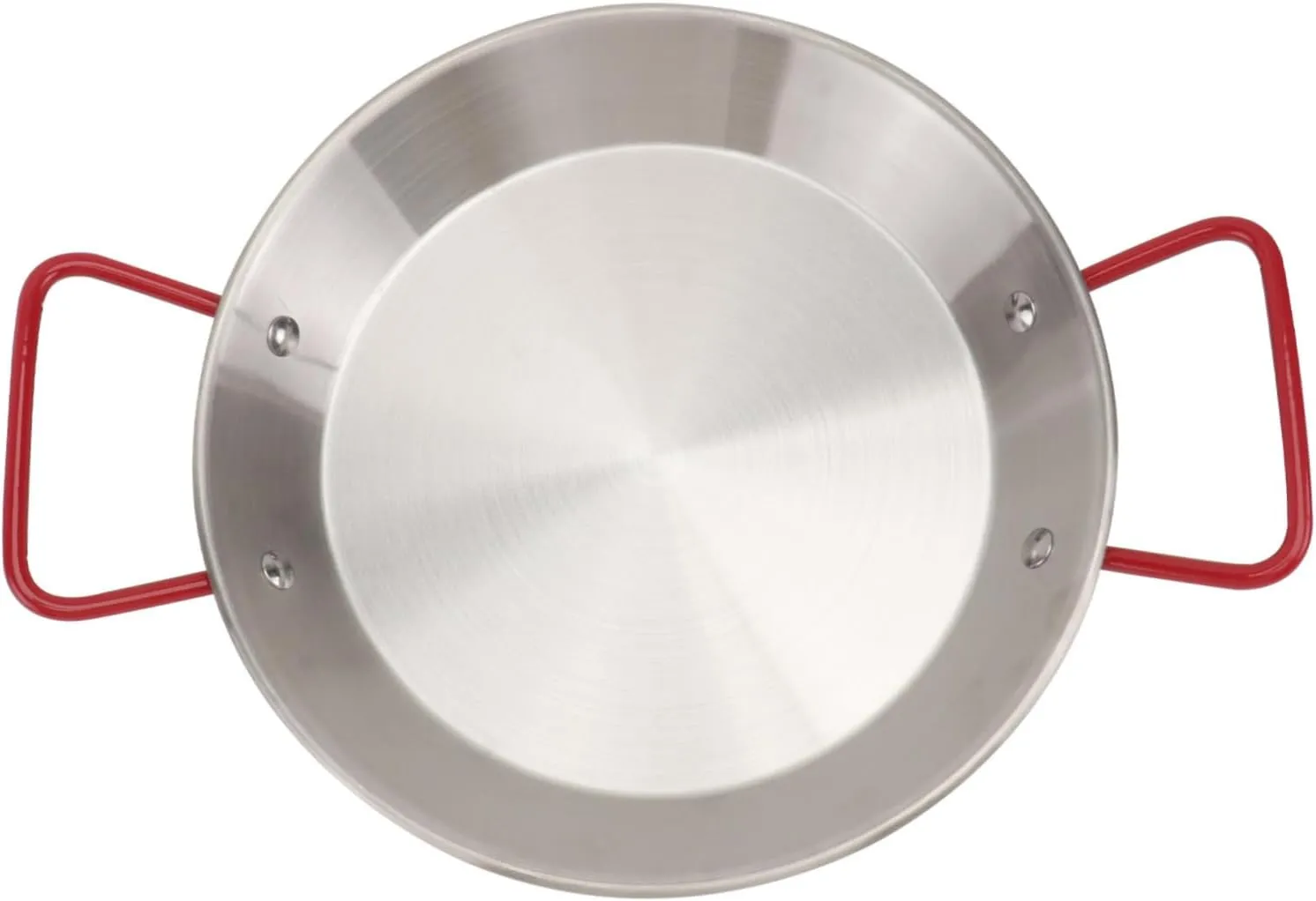 KICHOUSE Practical Stainless Steel Seafood Pot Tray Silver Tray Handles Snack Plate for Kitchen Camping
