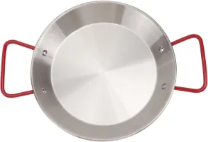 KICHOUSE Practical Stainless Steel Seafood Pot Tray Silver Tray Handles Snack Plate for Kitchen Camping