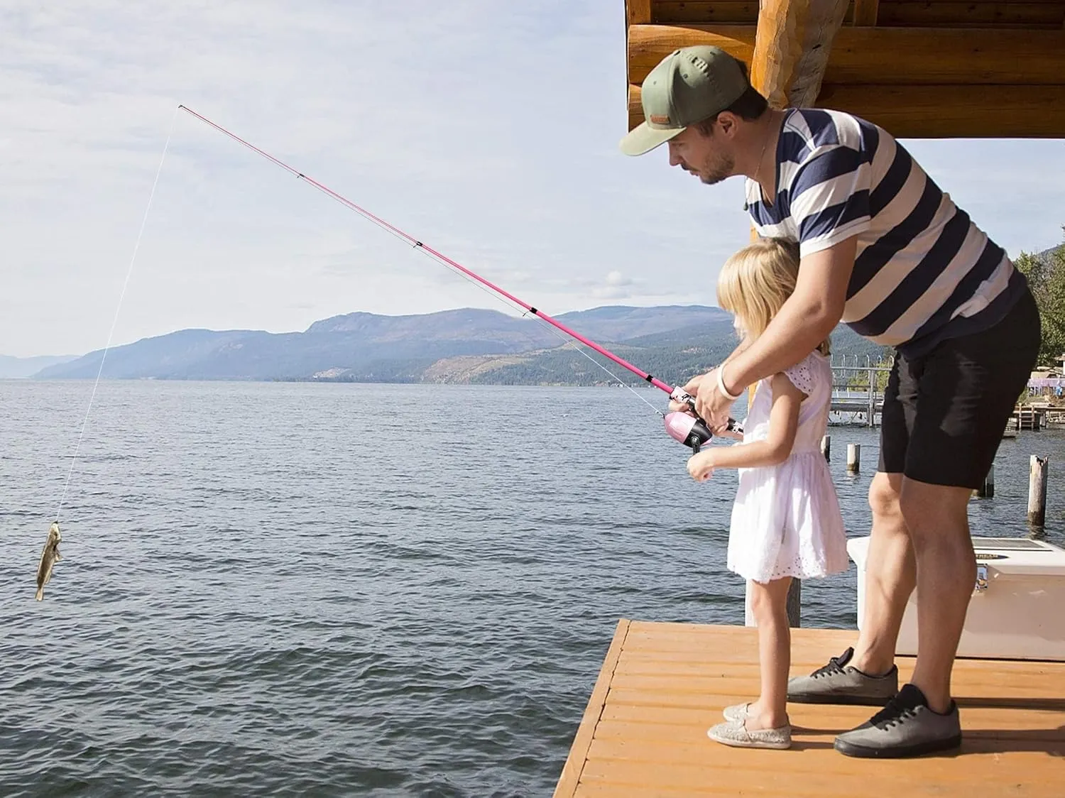 Kids Fishing Pole - Telescopic Fishing Rod and Reel Combo Kit - Fishing Gear, Fishing Lures, Carry On Bag, 70 Set Fully Fishing Equipment - for Boys, Girls, Youth