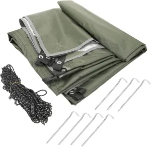 Kisangel 1set Camping Tarp Uv Canopy for People Oxford Lightweight Sunshade for Outdoor Picnics Camping and Family Gatherings