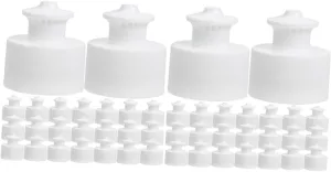 Kisangel 2sets Water Bottle Filtered Sports Cap Portable Replacement Cap for Bottles 50pcs*2