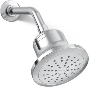 KOHLER K-33631-G-CP Cinq Single-Function Filtered Shower Head, Round Fixed Showerhead with Filter for Hard Water, 1.75 gpm, Polished Chrome
