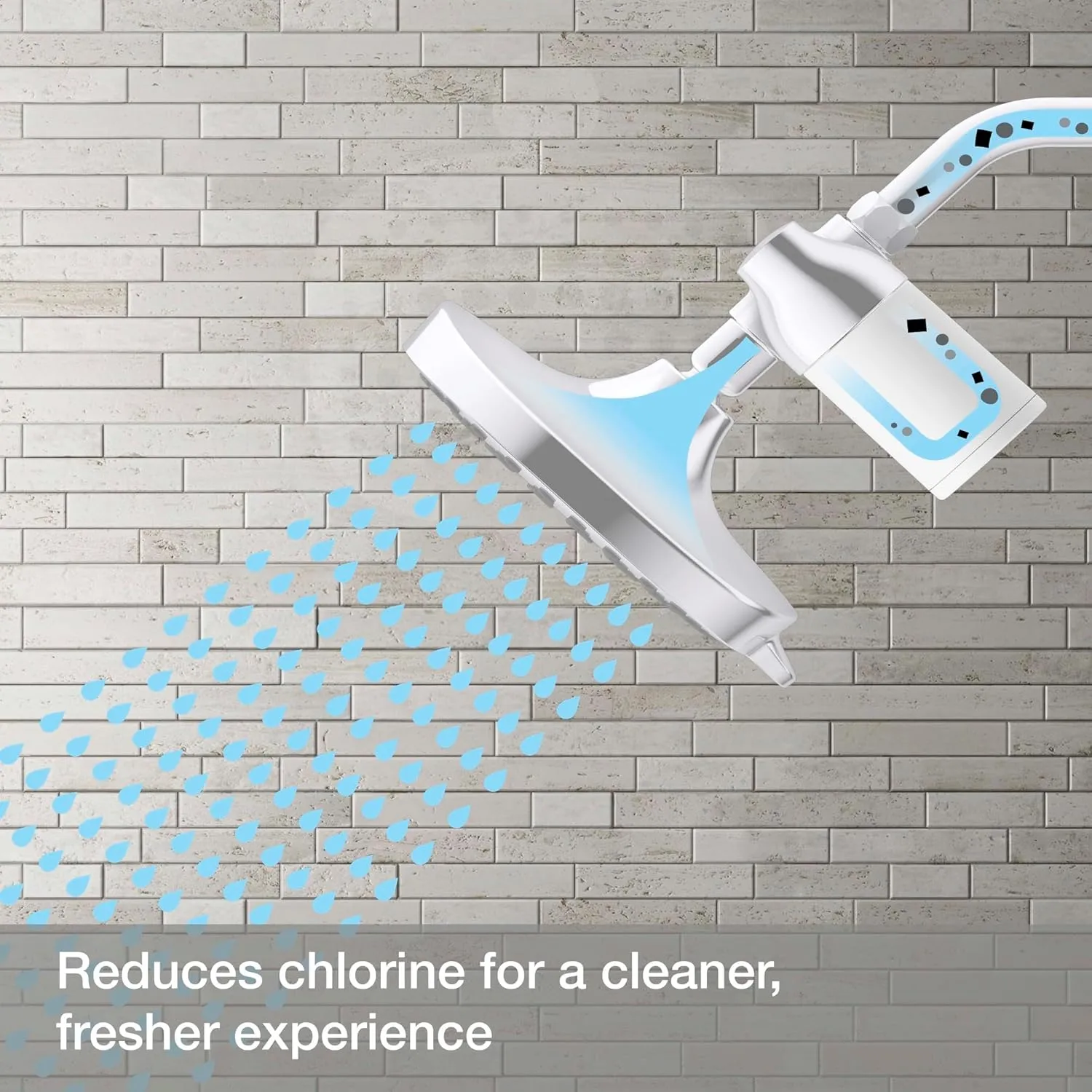 KOHLER R24162-NA Aquifer Shower Filter Replacement for The KOHLER Aquifer Filtered Showerhead, One Filter Cartridge