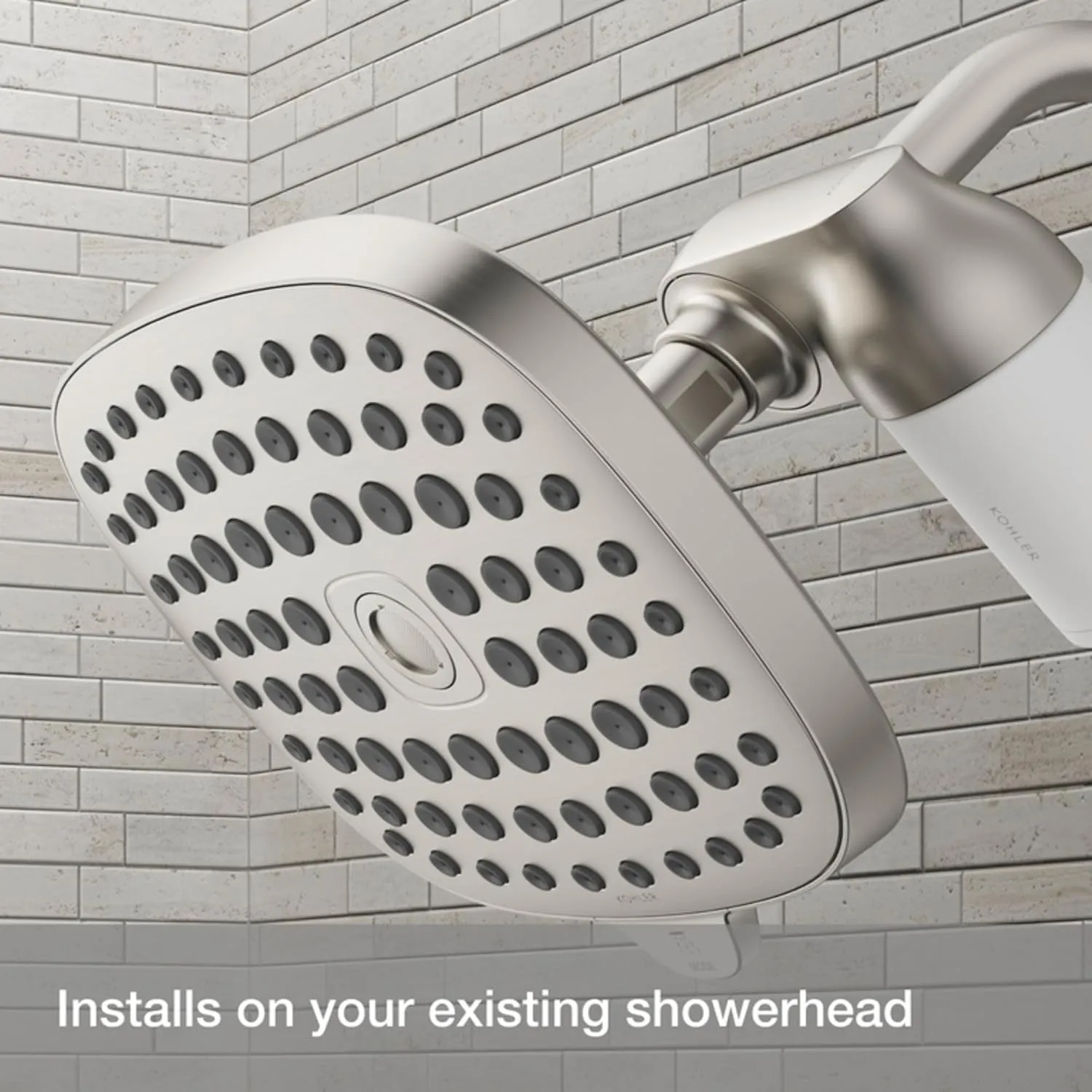 KOHLER R24162-NA Aquifer Shower Filter Replacement for The KOHLER Aquifer Filtered Showerhead, One Filter Cartridge