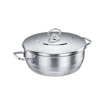 Korkmaz Stainless Steel Casserole with Lid 3.5L 1pc