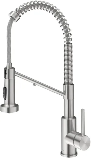 Kraus Bolden 2-in-1 Pull-Down Single Handle Kitchen Sink Filter Water Faucet for Reverse Osmosis or Water Filtration System in Spot-Free Stainless Steel, KFF-1610SFS