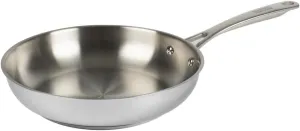 KUHN RIKON Allround Oven-Safe Induction Uncoated Frying Pan, 28 cm, Stainless Steel, Silver