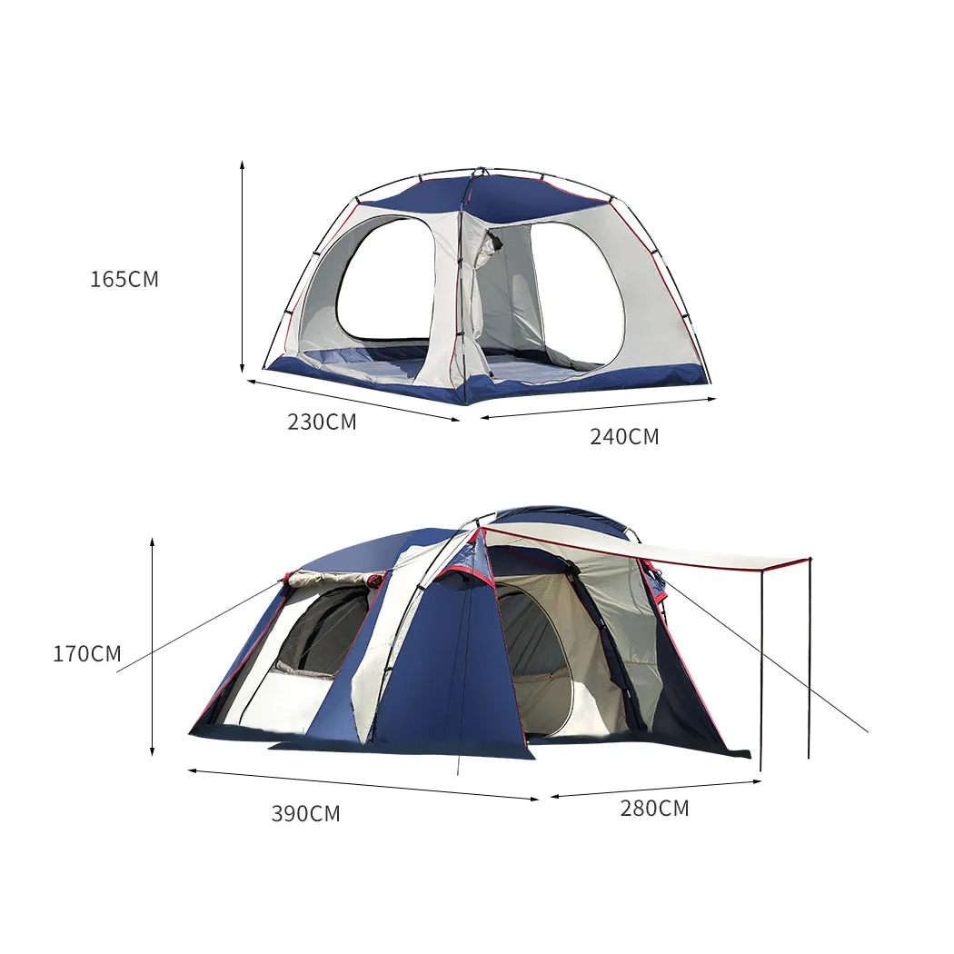 Large Family Camping Tent - Portable