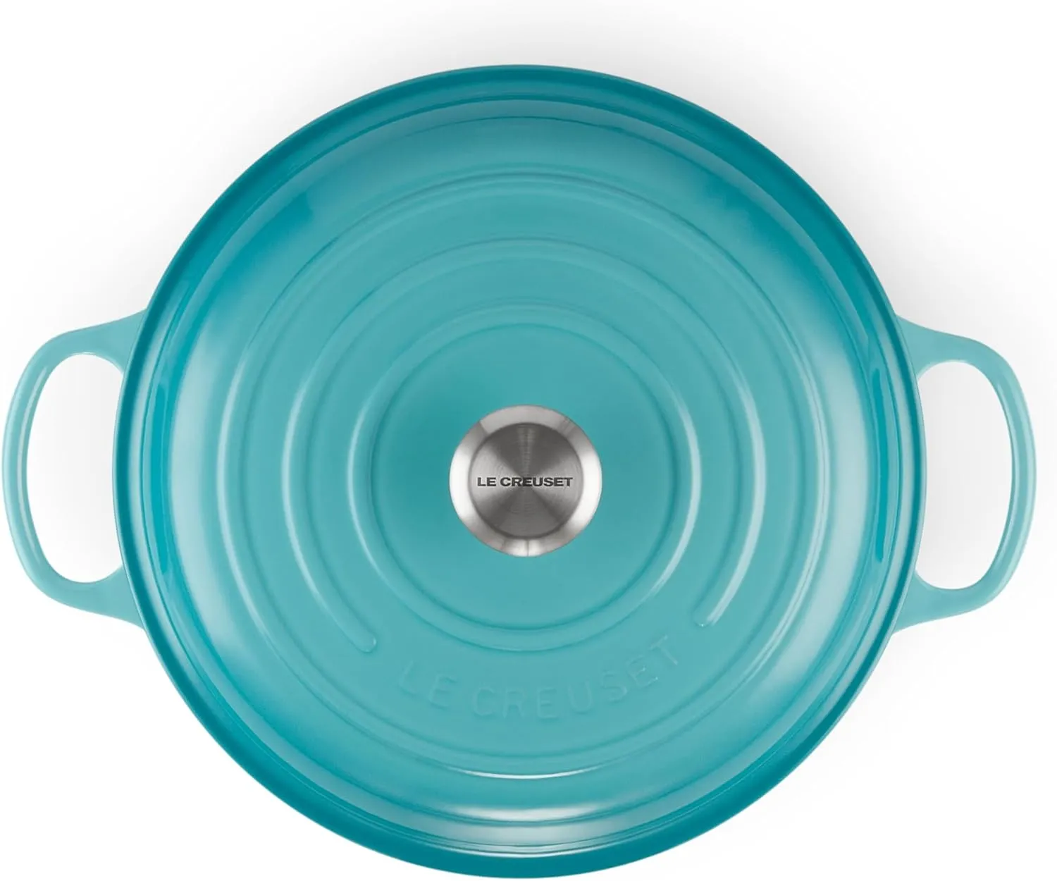 Le Creuset Enameled Cast Iron Signature Braiser, 3.5 qt., Caribbean