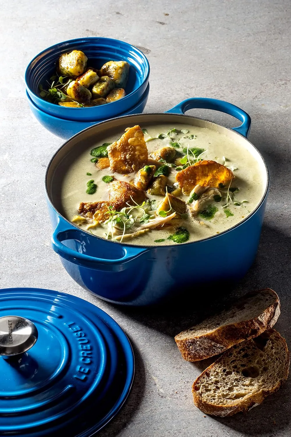 Le Creuset Enameled Cast Iron Signature Round Dutch Oven, 3.5 qt. , Marseille