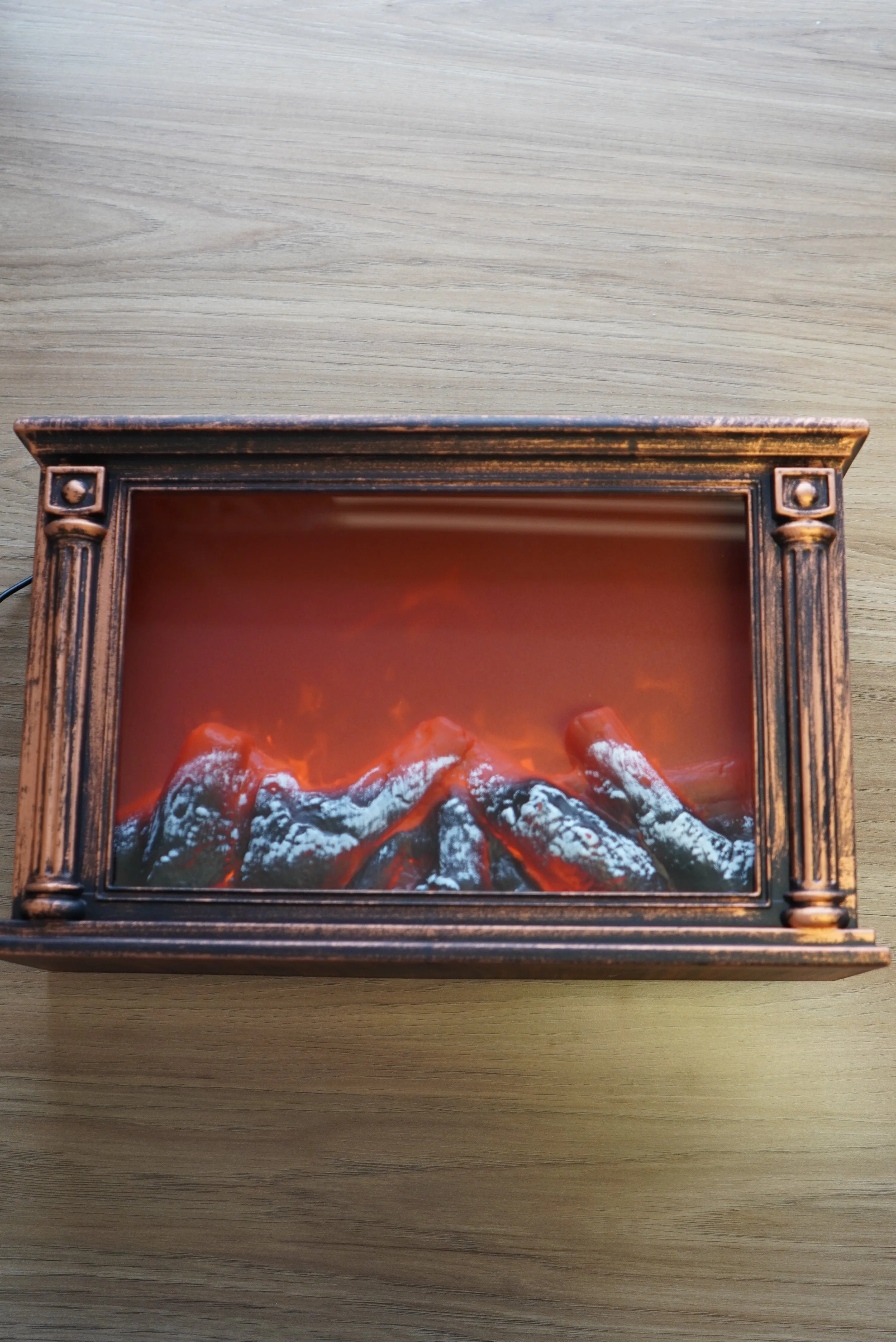 LED Fireplace Mantel Lantern