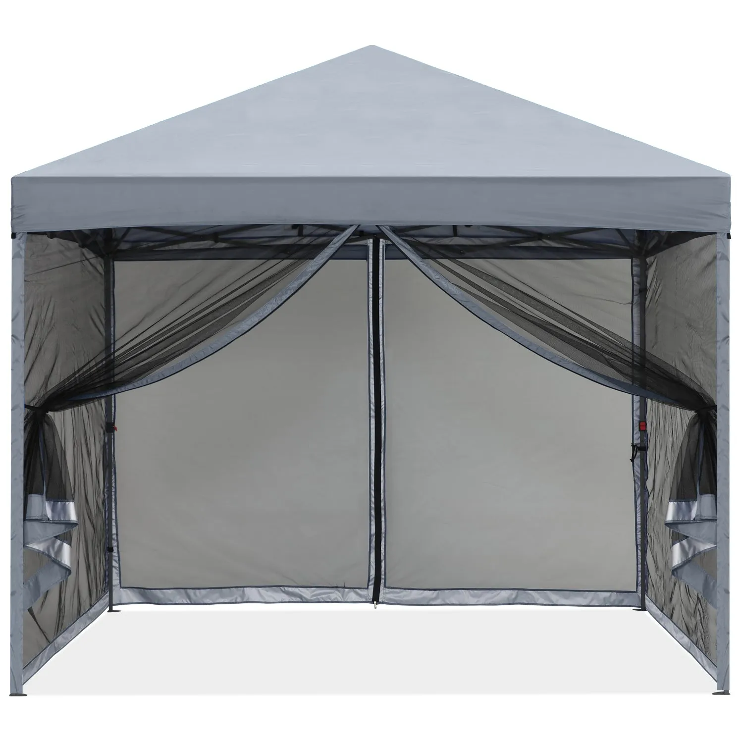 Leisure Sports 8x8/10x10 Pop-Up Easy Setup Outdoor Canopy with Netting Screen Walls