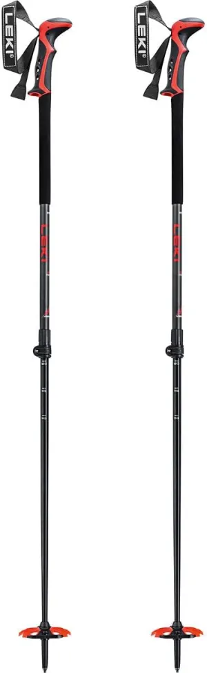 LEKI Haute Route 2 Aluminum Adjustable Lightweight Ski Poles for Backcountry Skiing & Snowboarding