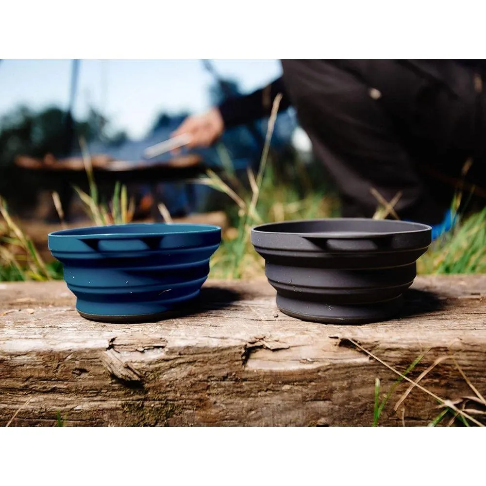 Lifeventures Ellipse Collapsible Bowls (Graphite)