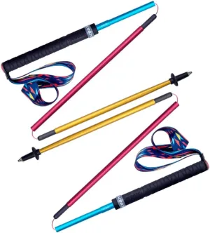 Lightweight Carbon Fiber Trekking Poles, Collapsible and Adjustable Hiking/Walking Sticks with Quick Lock System, Super Strong and Ultralight for Camping, Backpacking, Climbing