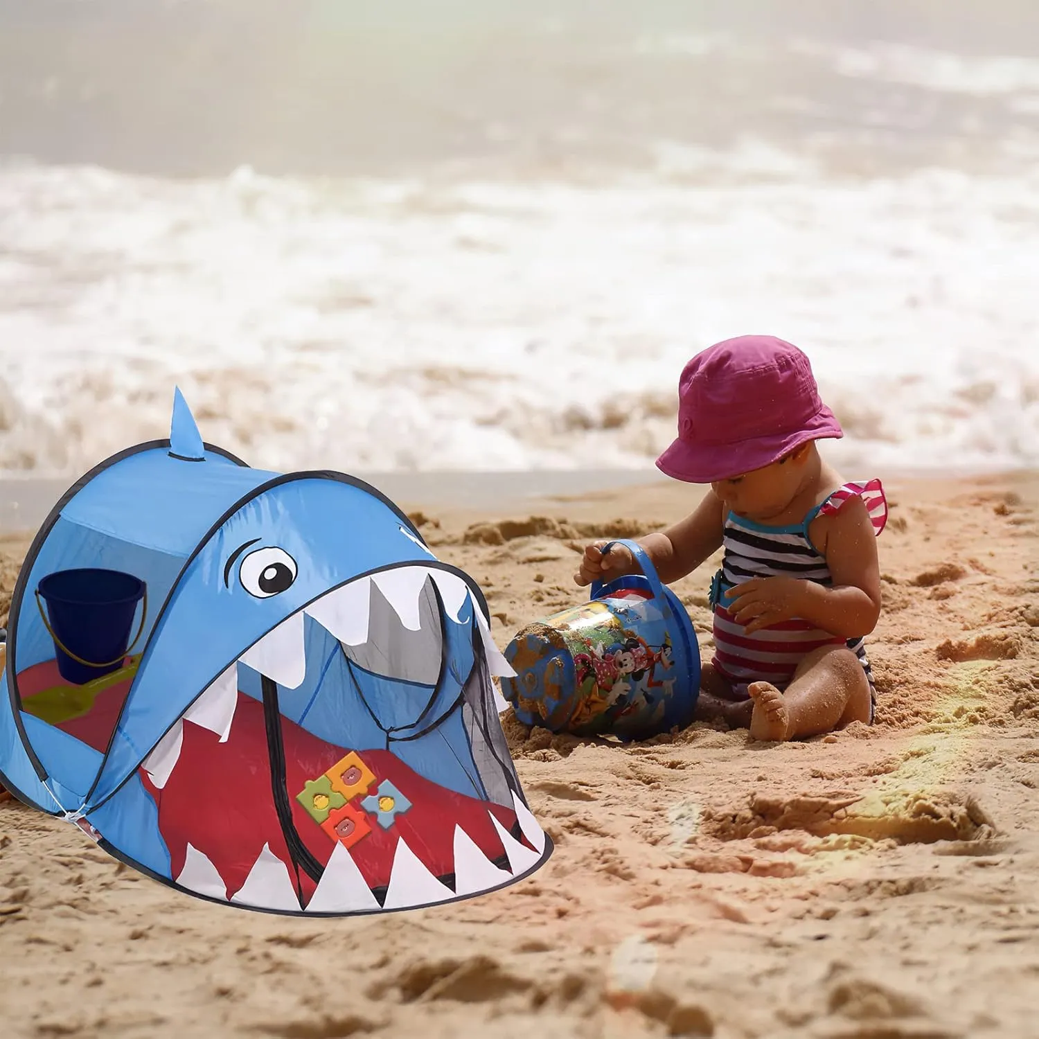 Little Bado Kids Play Tent Toy for Toddlers Boys Girls 3 4 5 6 7 8 Years Old Pop Up Kids Play Tent Play Toy