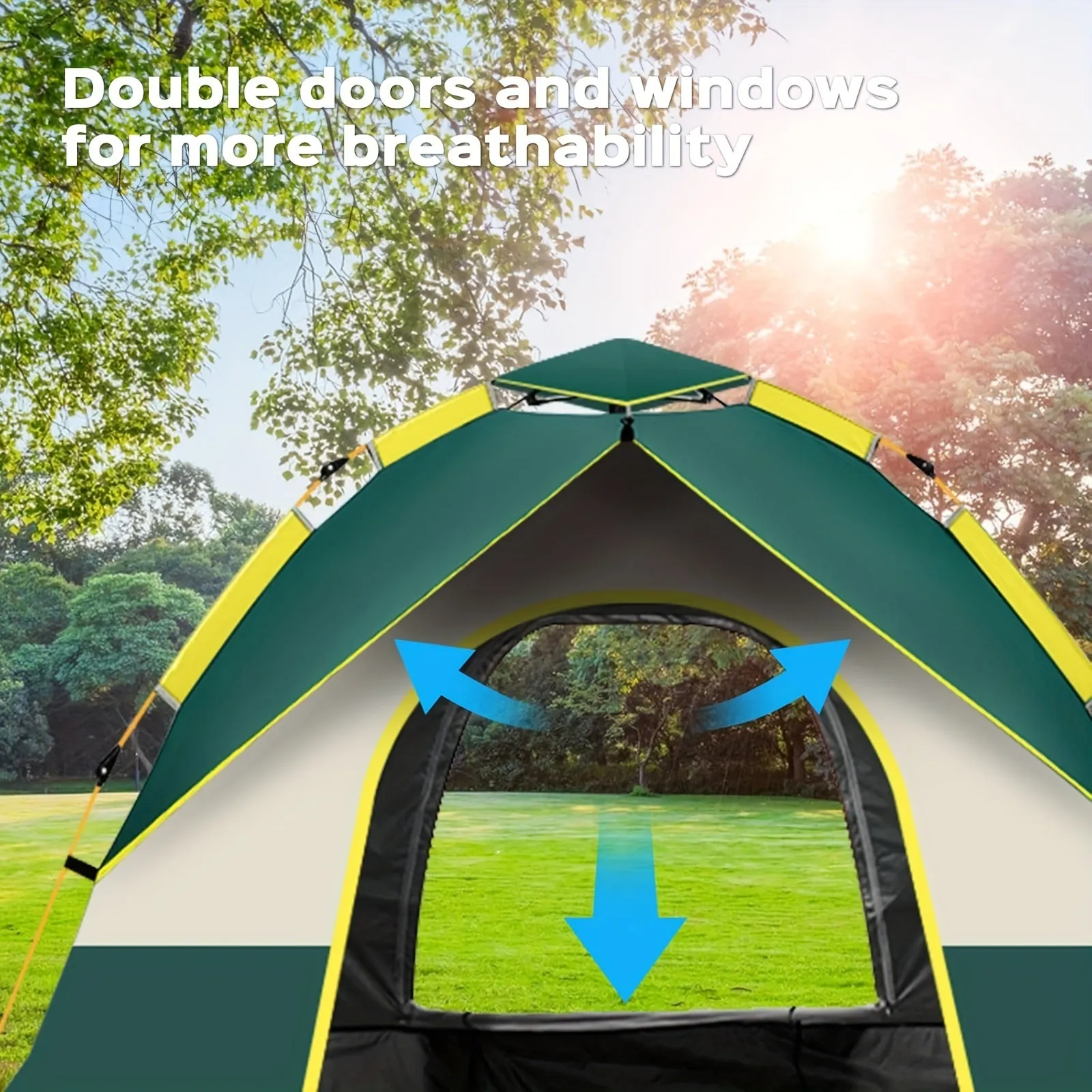 LOVEWE Automatic Instant Setup Camping Tent for 2-4 People