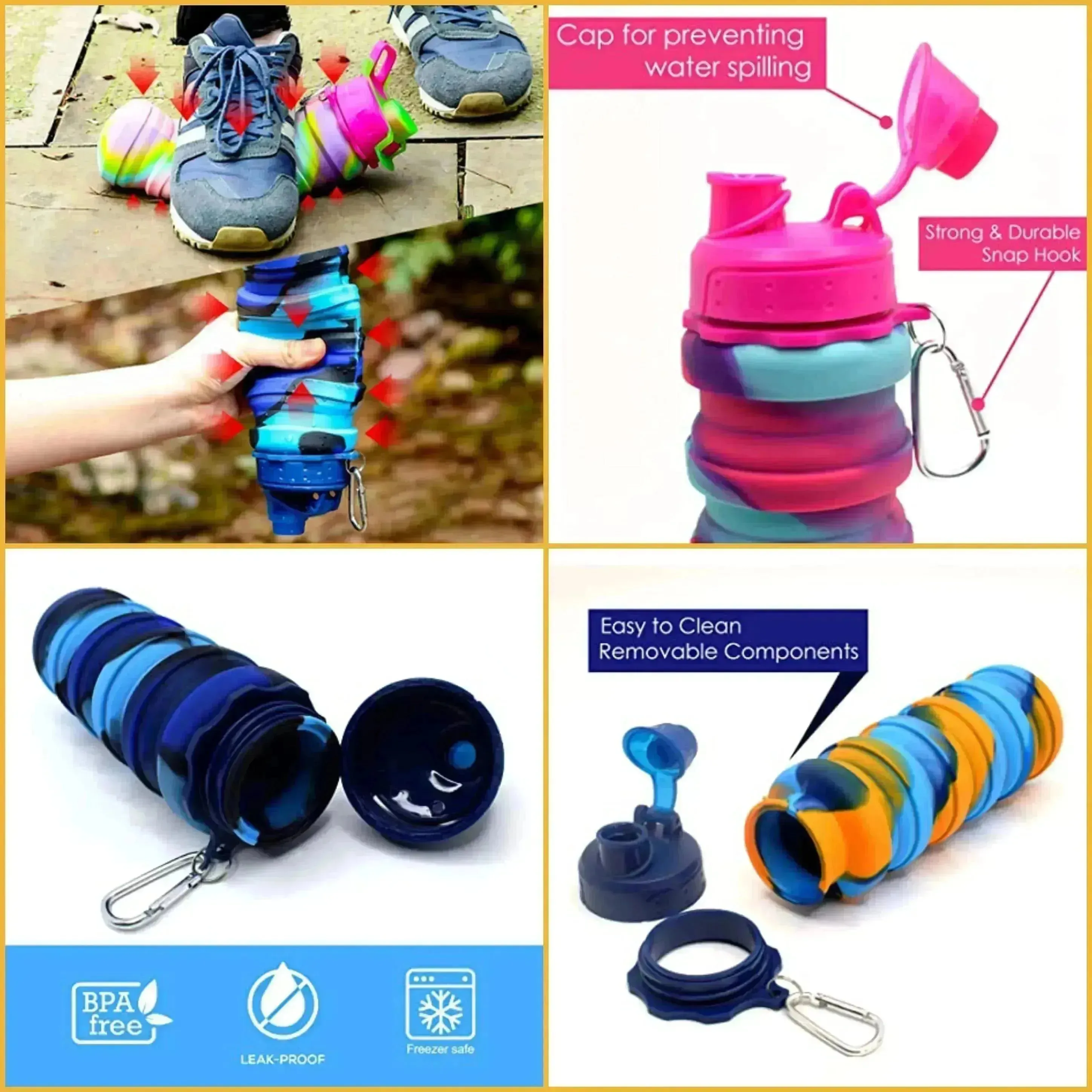 MagicBottle- The Ultimate Collapsible Water Bottle (500 ml)