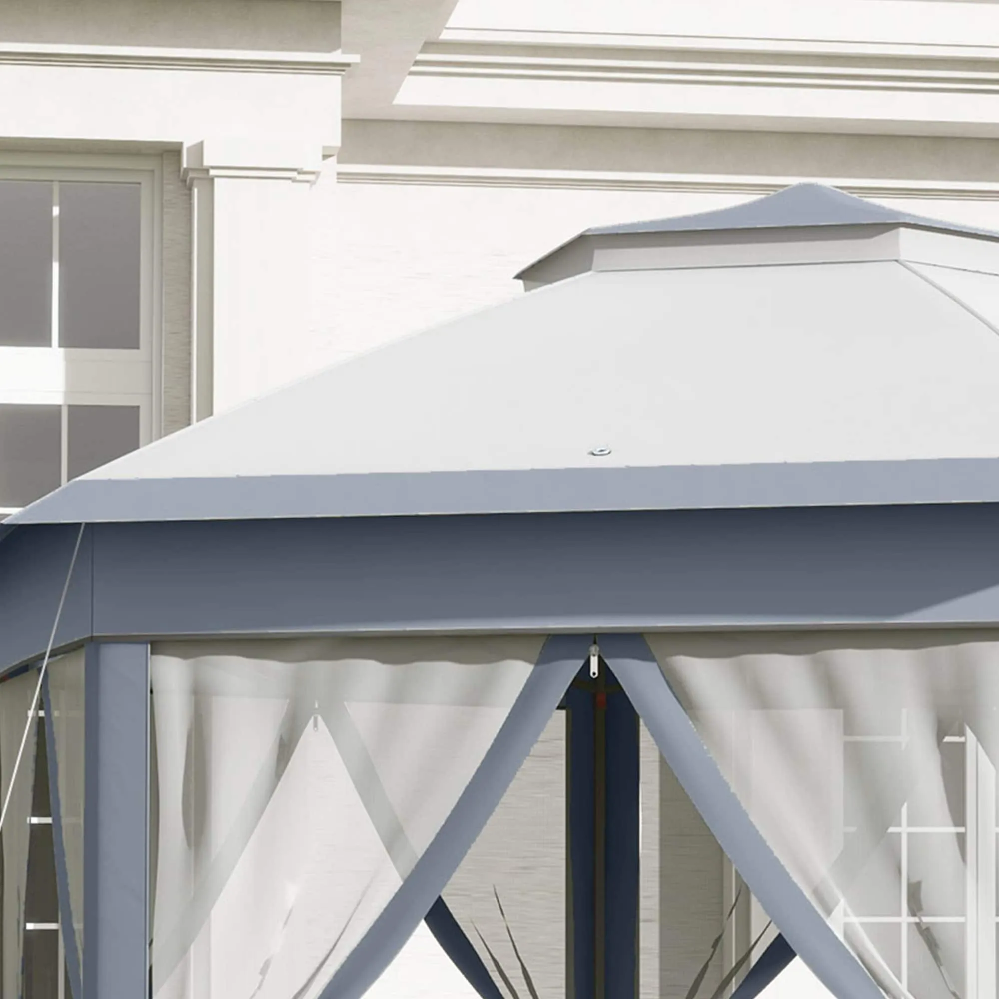 Masi 12-foot Hexagonal Pop-up Patio Gazebo by Havenside Home