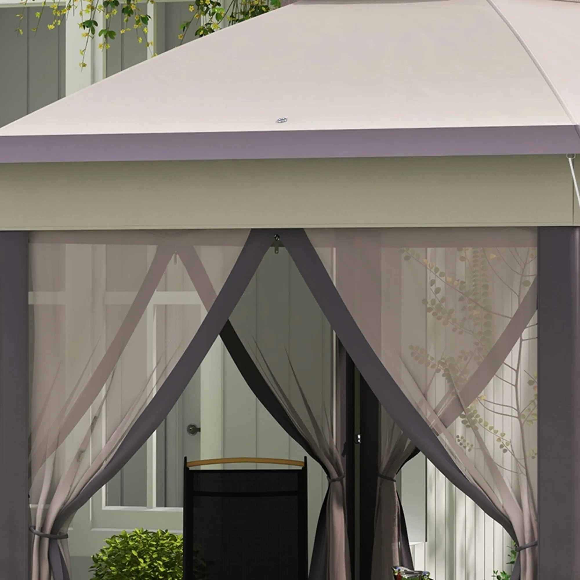 Masi 12-foot Hexagonal Pop-up Patio Gazebo by Havenside Home
