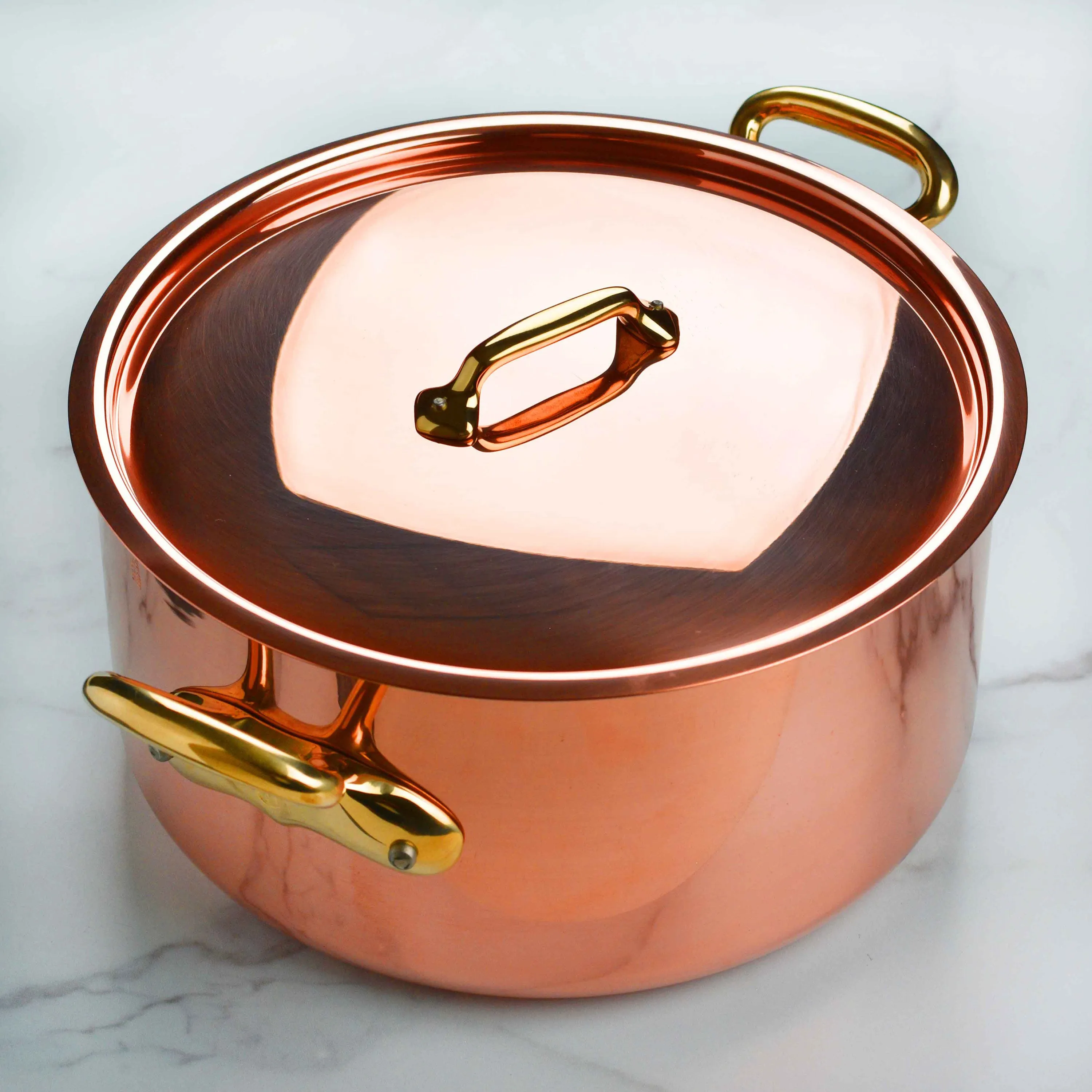 Mauviel M200B 9.4-quart Copper Stock Pot