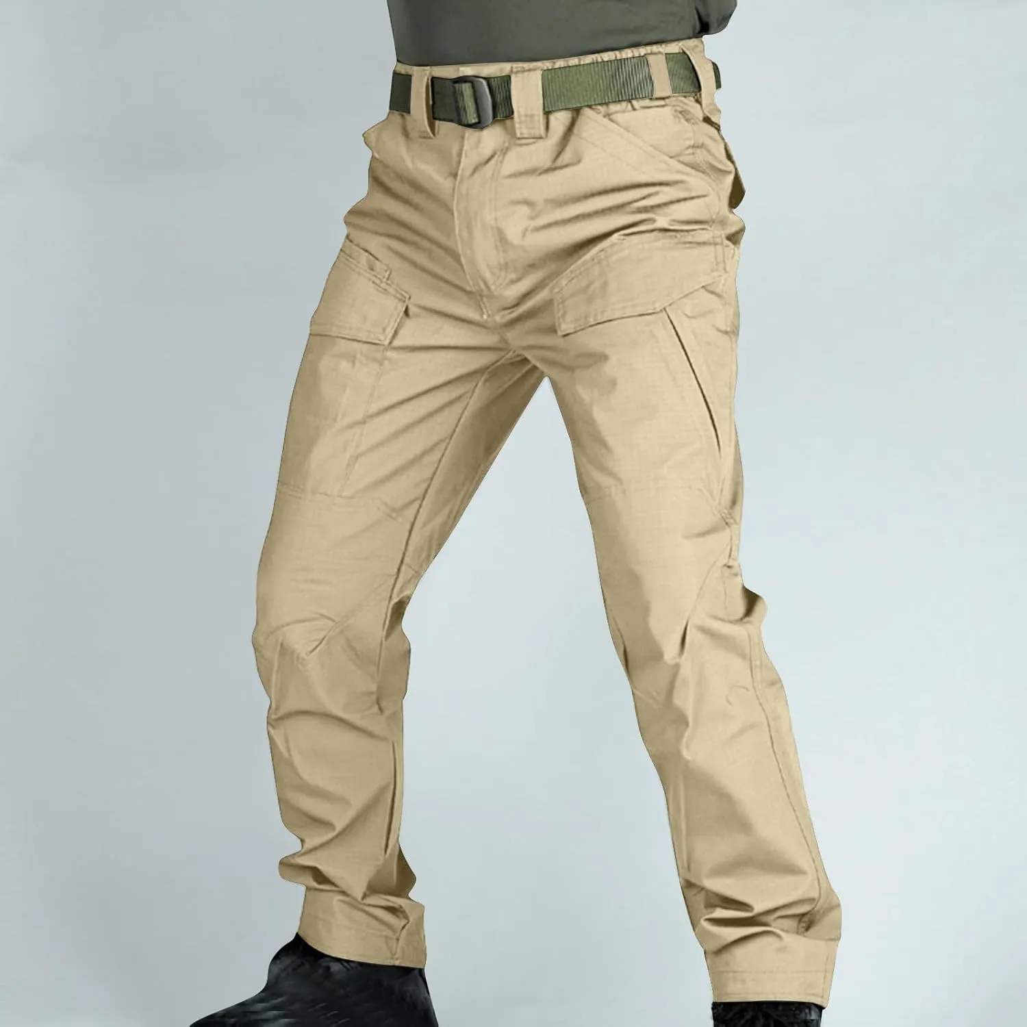 Men's Tactical Pants Water Resistant Combat Stretch Cargo Pants for Men Lightweight Outdoor Hiking Work Pants
