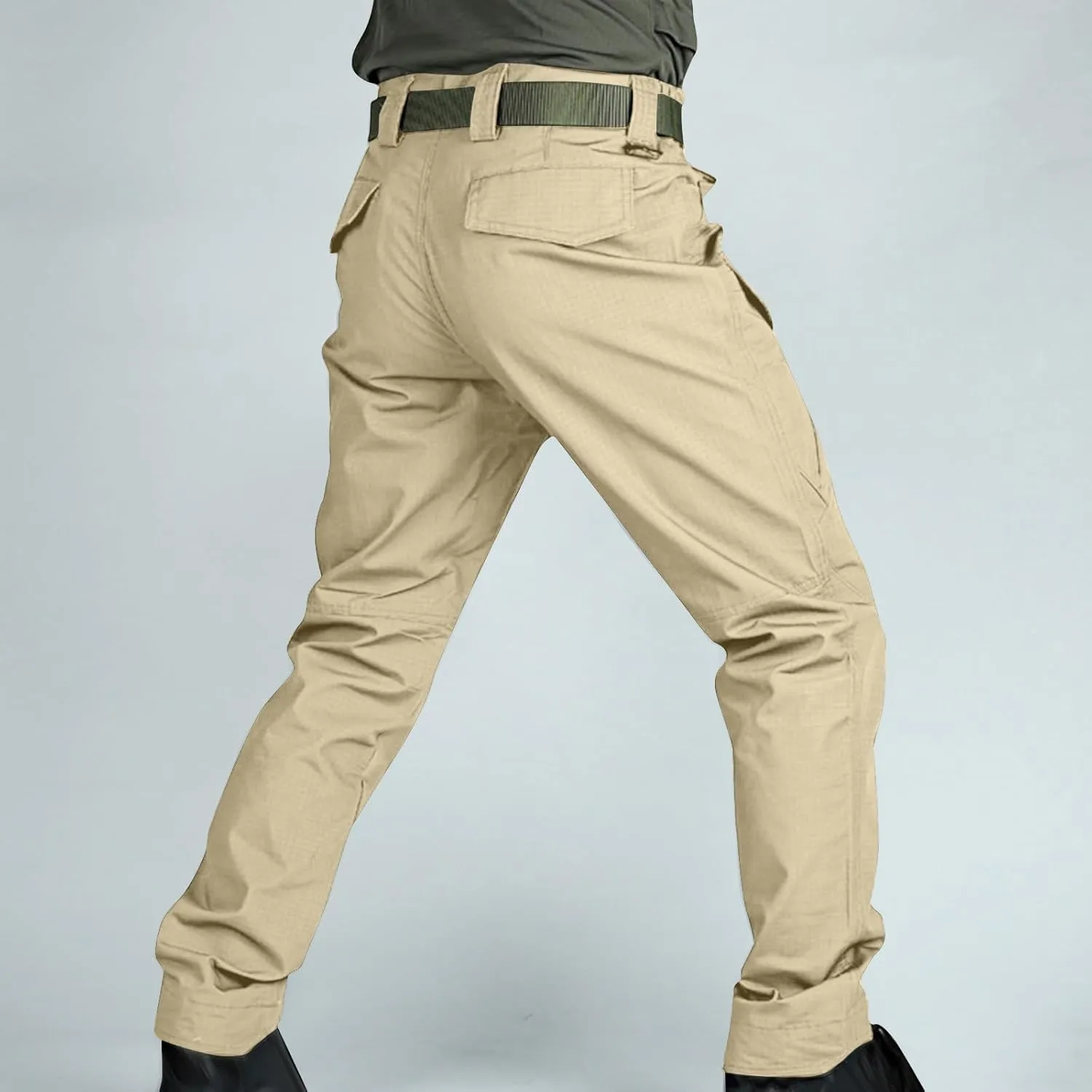 Men's Tactical Pants Water Resistant Combat Stretch Cargo Pants for Men Lightweight Outdoor Hiking Work Pants