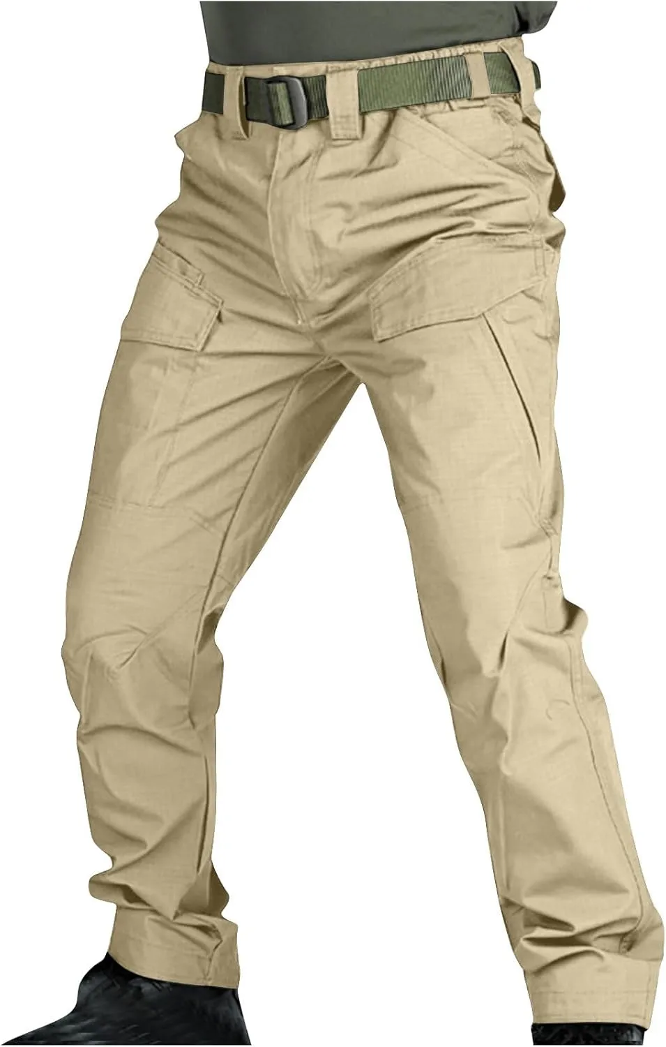 Men's Tactical Pants Water Resistant Combat Stretch Cargo Pants for Men Lightweight Outdoor Hiking Work Pants