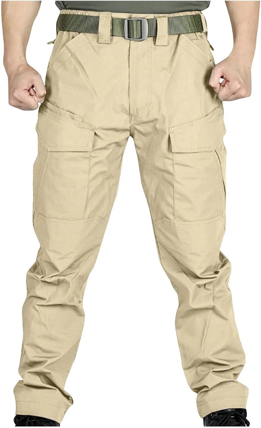Men's Tactical Pants Water Resistant Combat Stretch Cargo Pants for Men Lightweight Outdoor Hiking Work Pants