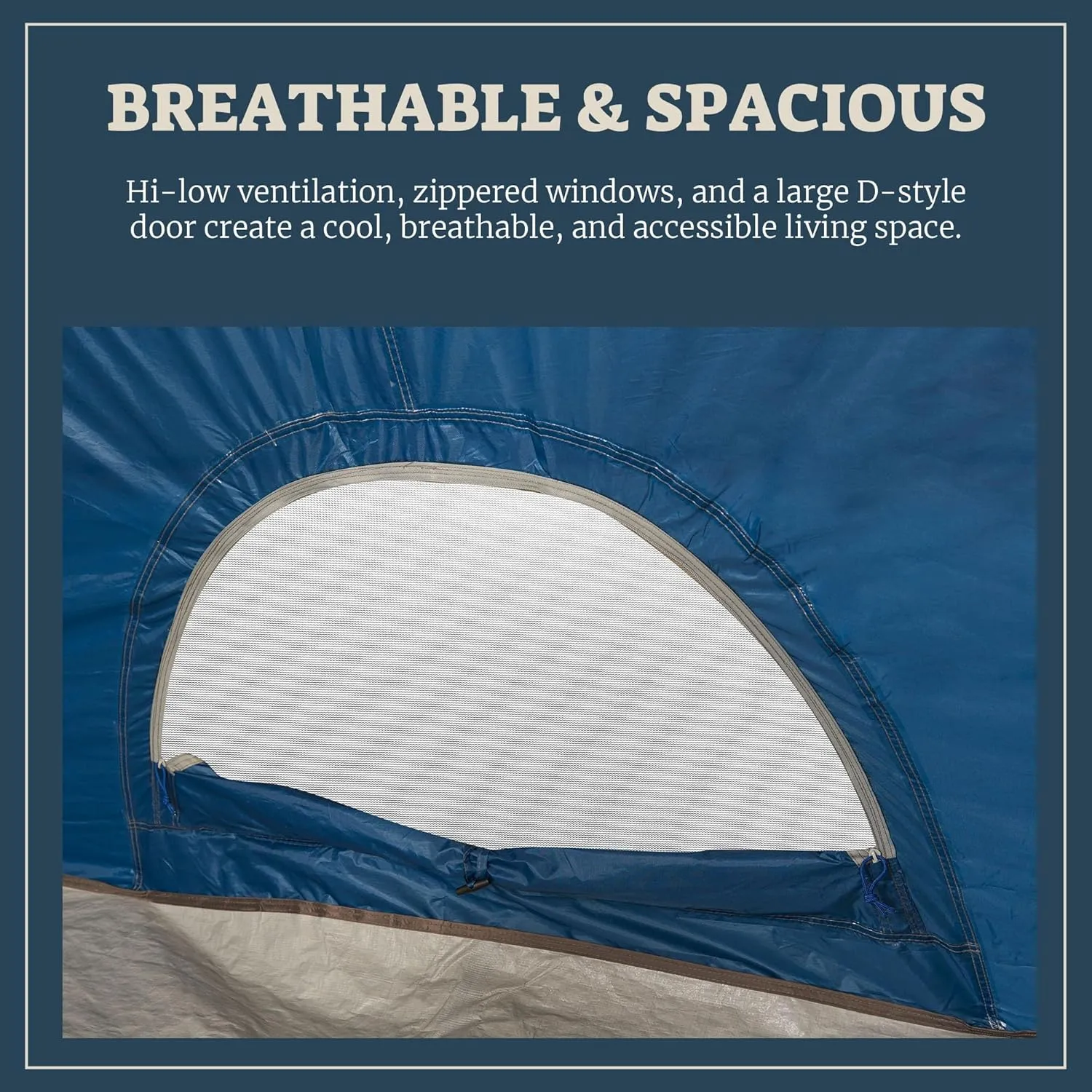 Modified Dome Camping Tent for Car Camping, Traveling, Festivals, and More
