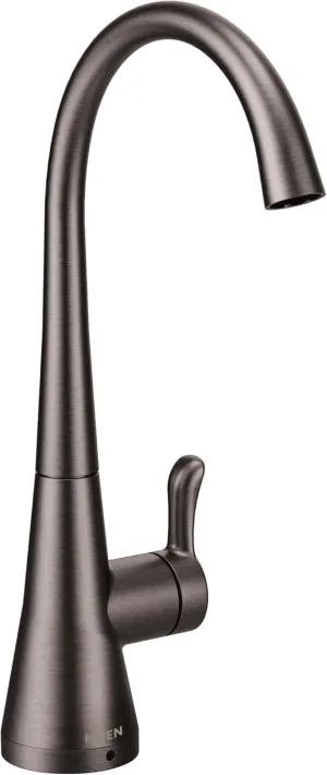 Moen Black Stainless Sip Transitional Cold Water Kitchen Beverage Faucet with Optional Filtration System, S5520BLS