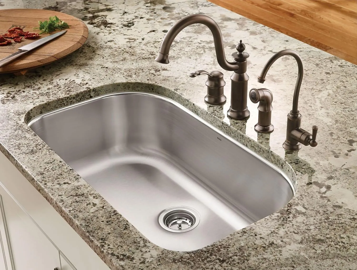 Moen Oil Rubbed Bronze Sip Traditional Cold Water Kitchen Beverage Faucet with Optional Filtration System, S5510ORB