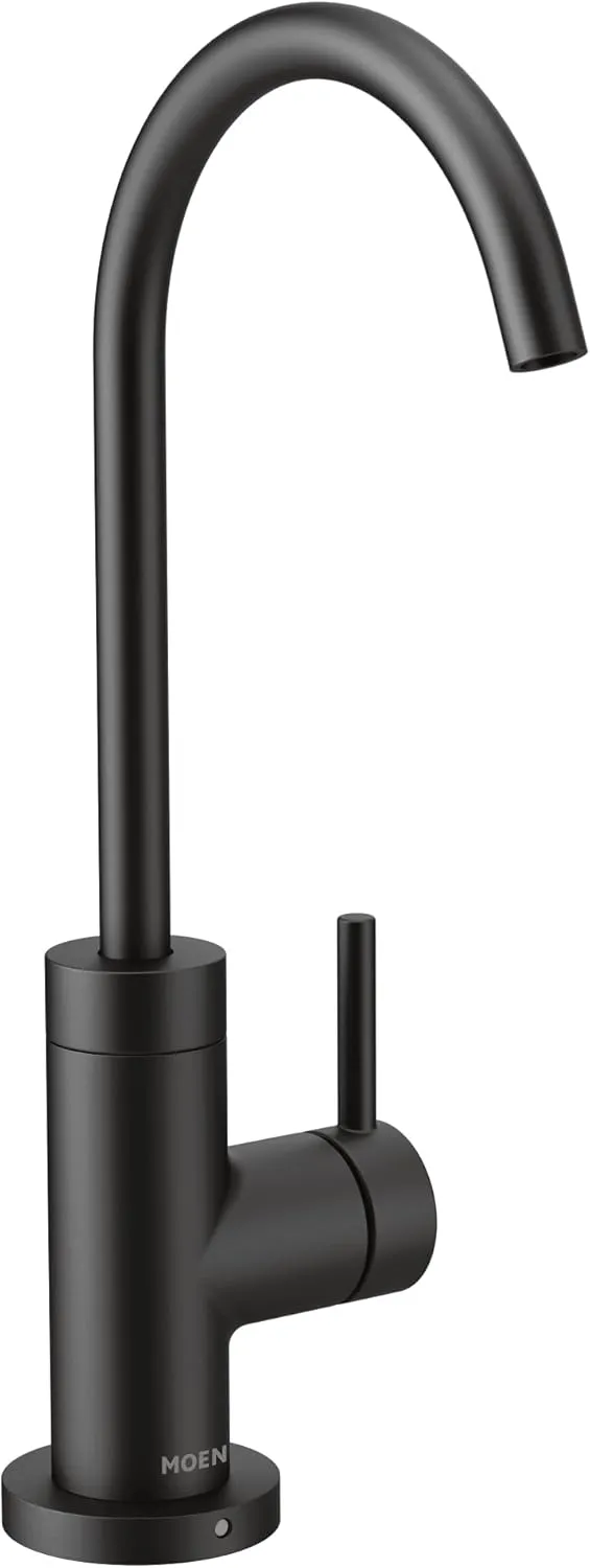 Moen S5530BL Sip Modern Cold Kitchen Beverage Faucet, Optional Water Filtration System Available (Sold Separately), Matte Black