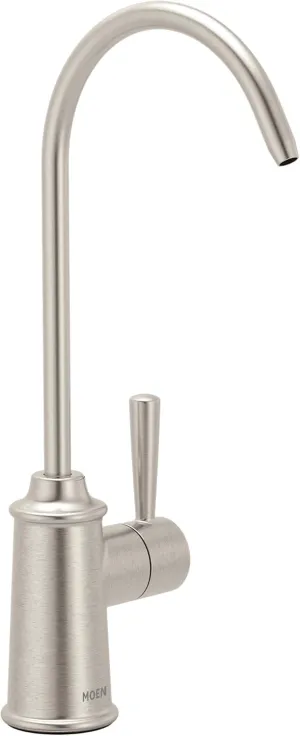 Moen Sip Spot Resist Stainless Traditional Drinking Water Beverage Faucet with Optional Filtration System, F7600SRS