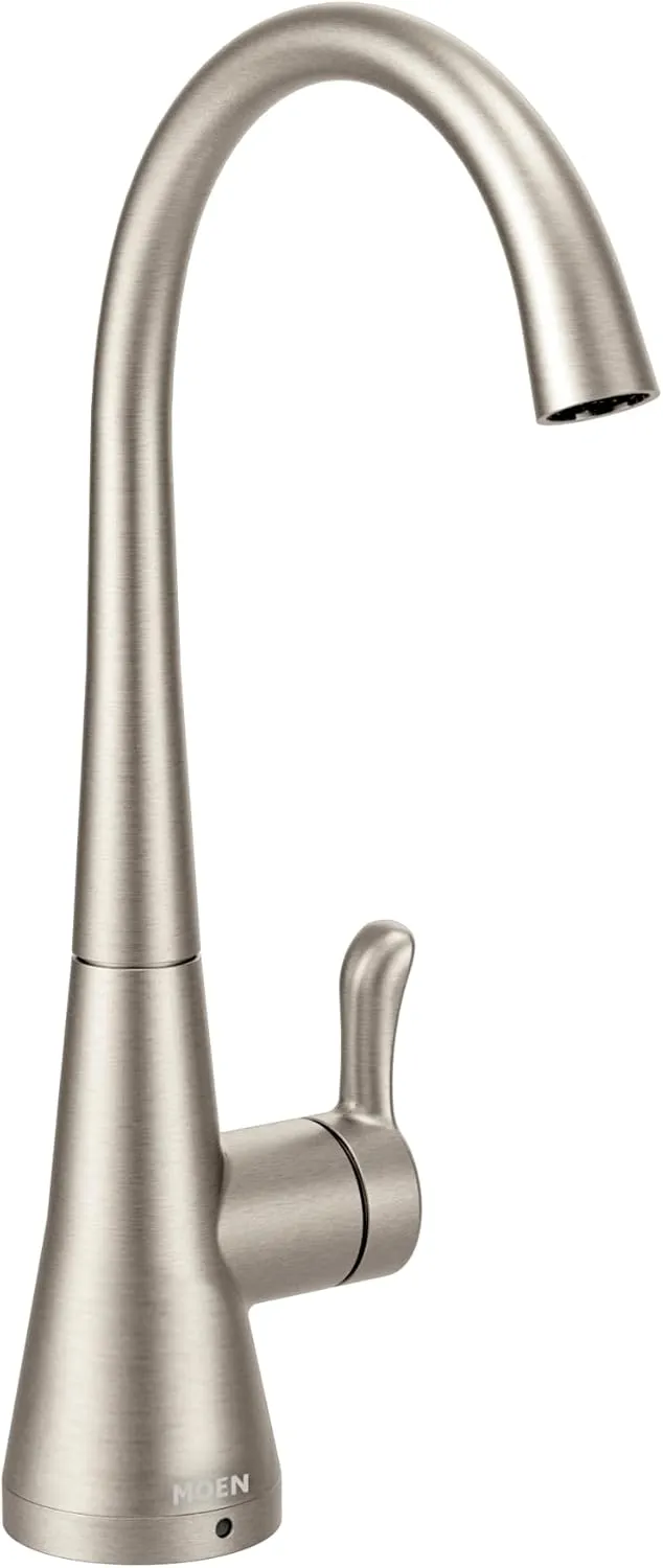 Moen Spot Resist Stainless Sip Transitional Cold Water Kitchen Beverage Faucet with Optional Filtration System, S5520SRS