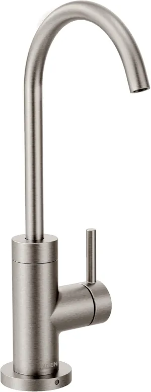 Moen Spot Resistant Stainless Sip Modern Cold Water Kitchen Beverage Faucet with Optional Filtration System, S5530SRS