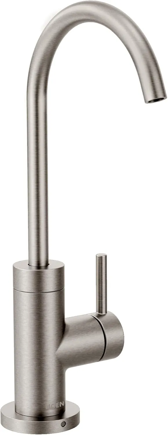 Moen Spot Resistant Stainless Sip Modern Cold Water Kitchen Beverage Faucet with Optional Filtration System, S5530SRS