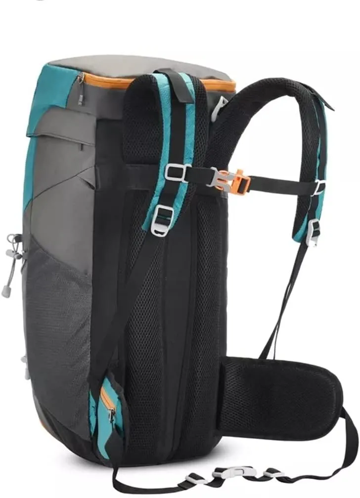 Mountaineering Backpack Rucksack 40L Outdoor Sports Bag Travel Backpack Ladies Hiking Bag Men(D)