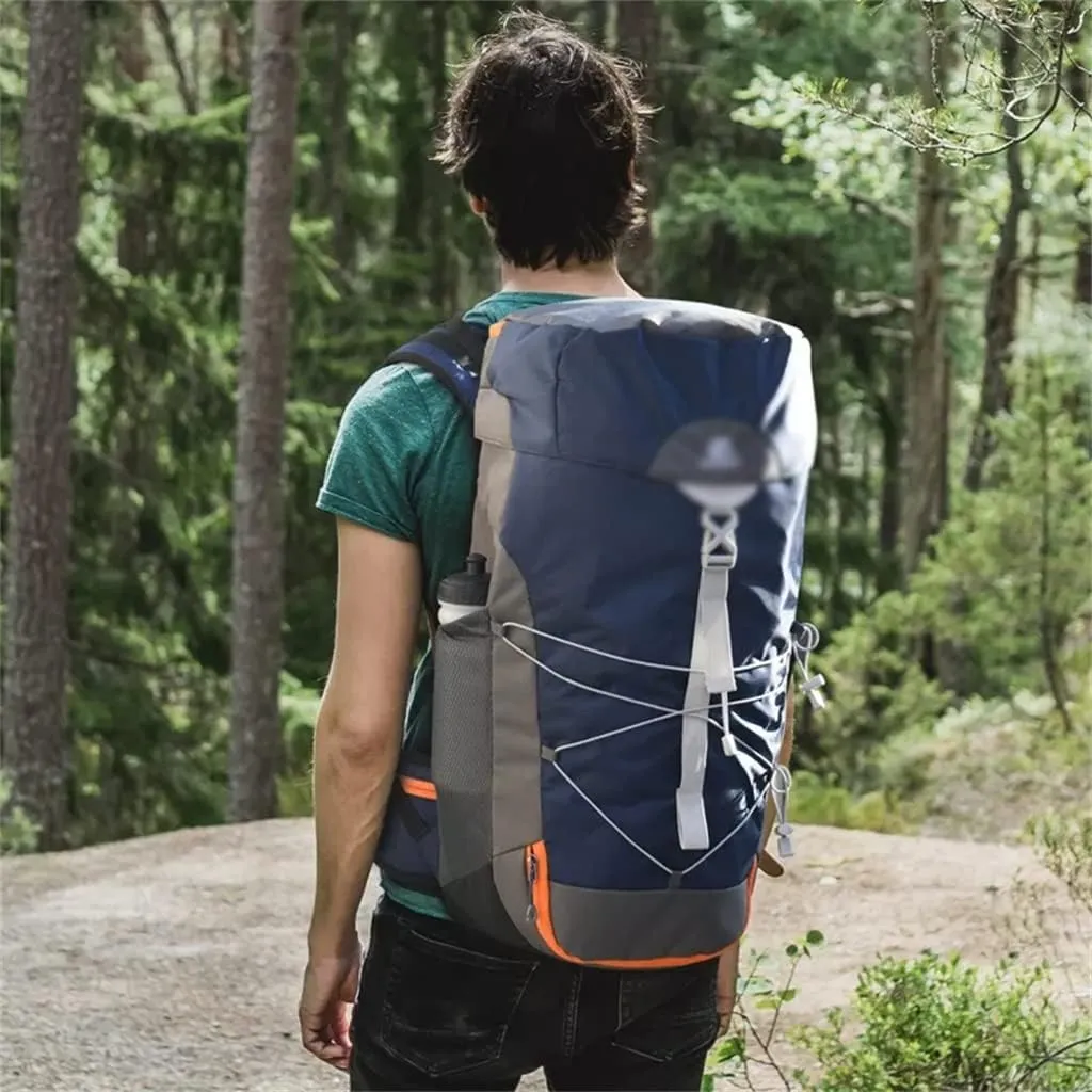 Mountaineering Backpack Rucksack 40L Outdoor Sports Bag Travel Backpack Ladies Hiking Bag Men(D)