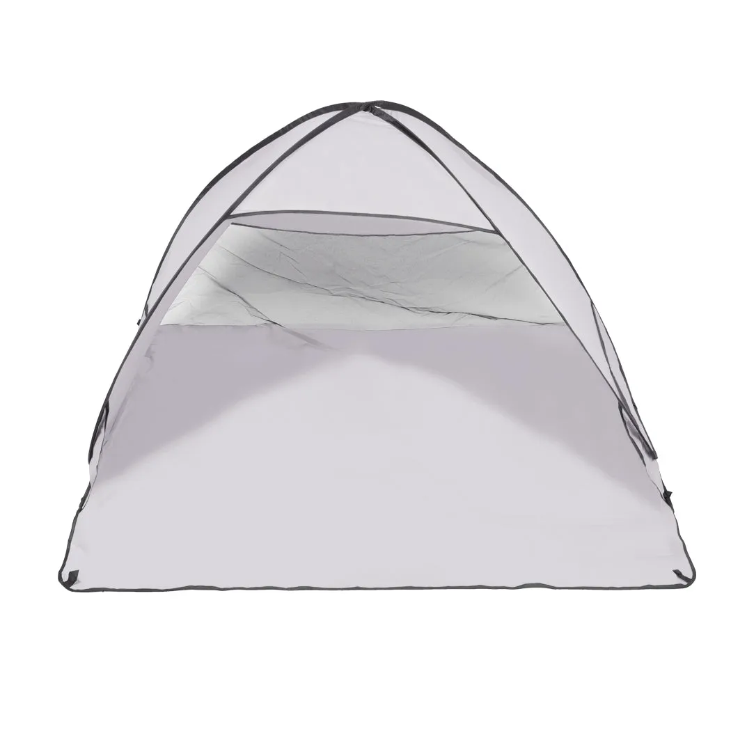 Mountview Pop Up Beach Tent Caming Portable Grey
