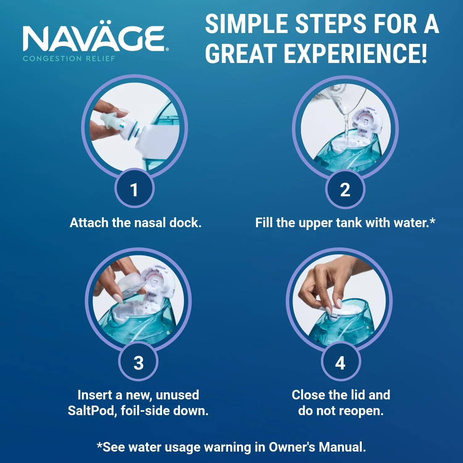 Navage Deluxe Bundle - Navage Nasal Irrigation System - Saline Nasal Rinse Kit with 1 Navage Nose Cleaner, 30 Salt Pods, Paisley Travel Bag and 1 Countertop Caddy